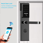 SUS304 DC6V Apartment Smart Door Lock كلمة مرور FCC أقفال الأبواب اللاسلكية بدون مفتاح