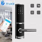 TTlock App Card Apartment Smart Door Lock قفل باب بكلمة مرور مع 4 قطع بطارية AA