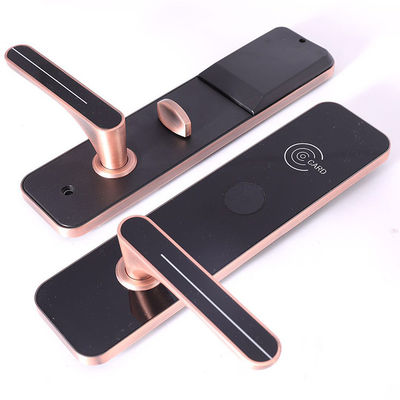 بطاقة مفتاح RFID باللون الأسود قفل باب فندق ذكي مع برنامج إدارة فندق مجاني