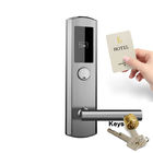 SUS304 Smart Rfid Hotel Lock System Key Card Electronic Door Handle نظام الفنادق