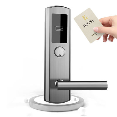 SUS304 الذكية RFID نظام قفل الفندق مقبض بطاقة مفتاح الباب الإلكتروني