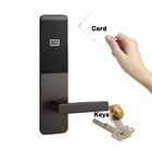 تعمل بطاقة RFID الذكية أقفال الأبواب ANSI Mortise Hotel Lock مع مقبض