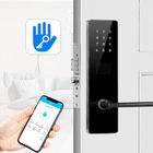 اللون الأسود Bluetooth TTlock كلمة السر إلكترونية أقفال الباب الذكية للشقة المنزل