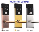 4 ألوان اختياري أقفال الباب الإلكترونية الذكية من الفولاذ المقاوم للصدأ مع تطبيق بطاقة كلمة المرور