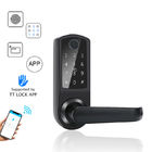 FCC Wifi Code Door Lock 70mm Fingerprint Keypad قفل الباب