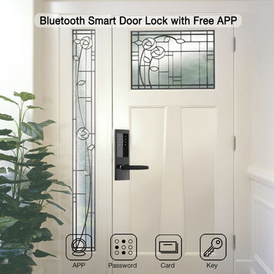 TTlock App Controlled Keyless Digital Door Lock Apartment أقفال الأبواب الذكية