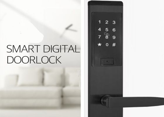 Wifi Tuya TTlock App كلمة المرور قفل الباب أقفال الأبواب الإلكترونية الذكية لباب 38-48 مللي متر