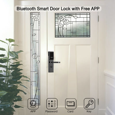 الفولاذ المقاوم للصدأ 6068 Mortise TTlock قفل الباب المتحكم به مع لوحة مفاتيح ذكية