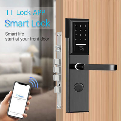 الفولاذ المقاوم للصدأ 6068 Mortise TTlock قفل الباب المتحكم به مع لوحة مفاتيح ذكية