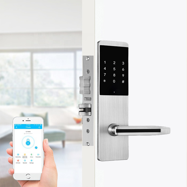 أمن بلووتوث لوحة مفاتيح ذكية قفل الباب TTlock تطبيق قفل الباب للشقة مكتب المنزل