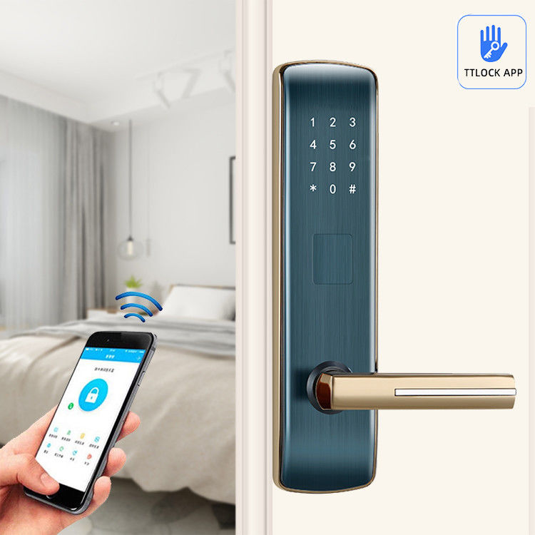 FCC Apartment Smart Door Lock أقفال أبواب رقمية ذكية من سبائك الزنك