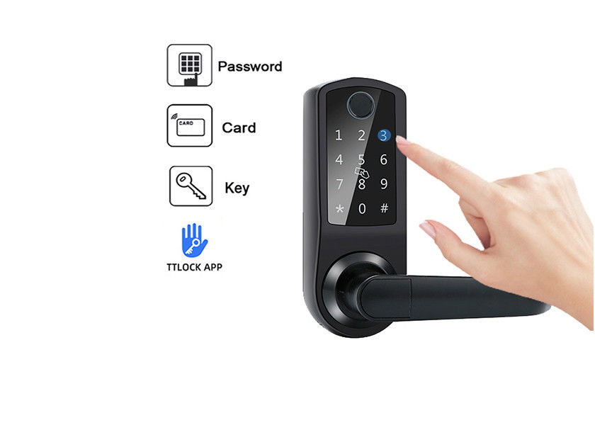 بلوتوث بصمة كلمة السر قفل الباب TTlock شاشة تعمل باللمس قفل الباب لوحة المفاتيح