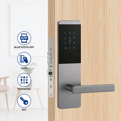 4 في 1 سبيكة الألومنيوم شقة Smart TTlock قفل الباب مع لوحة مفاتيح اللمس